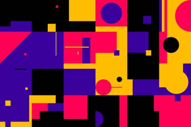 Bauhaus kompozisyon çizimleri, vektör soyut elementleri, çizgiler ve kalın geometrik şekiller, web sitesi arka planı için kullanışlı, poster tasarımı, dergi ön sayfası, afişler, baskılar, kapaklar.