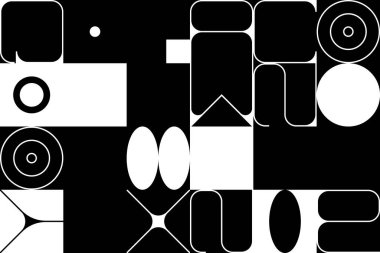 Vahşilik sanatı basit geometrik şekiller ve şekillerle yapılan soyut vektör kalıplarına ilham vermiştir. Kalın form grafik tasarımı, web sanatı, davetiye kartları, posterler, baskılar, tekstil, arka planlar için kullanışlı.