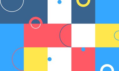 Vahşilik sanatı basit geometrik şekiller ve şekillerle yapılan soyut vektör kalıplarına ilham vermiştir. Kalın form grafik tasarımı, web sanatı, davetiye kartları, posterler, baskılar, tekstil, arka planlar için kullanışlı.