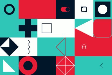 Vahşilik sanatı basit geometrik şekiller ve şekillerle yapılan soyut vektör kalıplarına ilham vermiştir. Kalın form grafik tasarımı, web sanatı, davetiye kartları, posterler, baskılar, tekstil, arka planlar için kullanışlı.