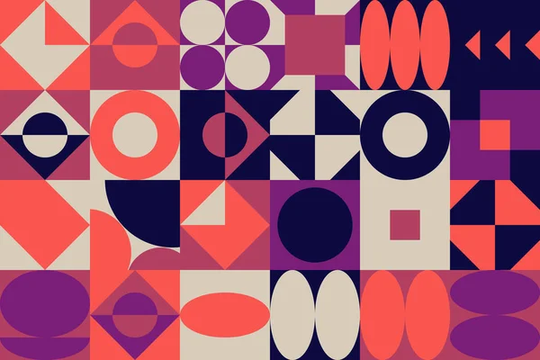 Cesur geometrik şekilli vektör soyut sembollerinin yeniden yapılandırılmış postmodern sanat eserleri, web arkaplanı, poster tasarımı, dergi ön sayfası, yüksek teknoloji baskısı, kapak resmi.
