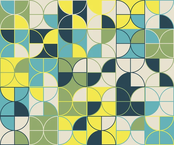 Абстрактная Геометрическая Текстура Узора Вдохновленная Стилем Bauer Design Современная Геометрическая — стоковый вектор