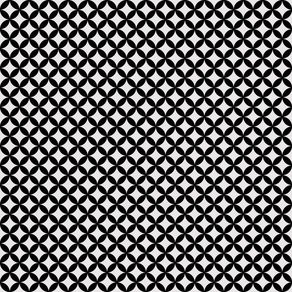 Eenvoudig Geometrisch Abstract Vectorpatroon Met Zwart Wit Vormen Geometrische Grafische — Stockvector