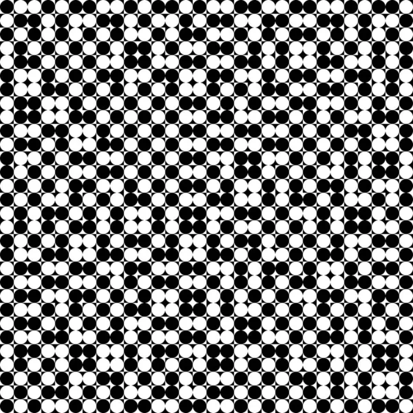 Einfaches Geometrisches Abstraktes Vektormuster Mit Schwarzen Und Weißen Formen Geometrische — Stockvektor