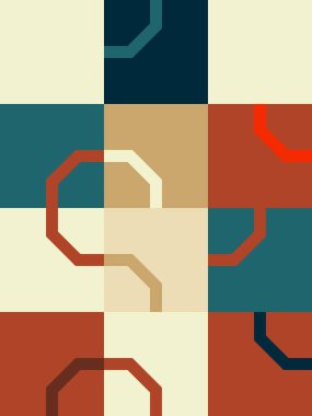 Geometrik şekiller ve elementlerle yapılan soyut sıradışı kompozisyonun modern sanat eserleri. Basit geometri vektörü arka planı web tasarımı, kartvizitler, davetiye, poster, moda baskıları için kullanışlı.