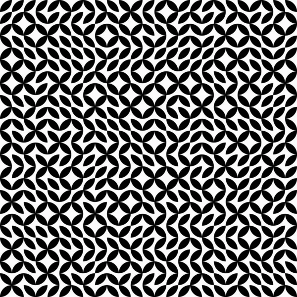 黒と白の形状を持つ単純な幾何学的抽象ベクトルパターン 幾何学的グラフィック構成 ウェブデザインで最高の使用 招待状 ポスター テキスタイルプリント — ストックベクタ