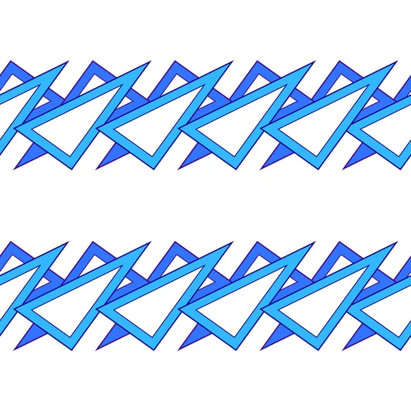 Motif Géométrique Forme Triangle Qui Compose Autres Intersections Isométriques Triangle — Photo