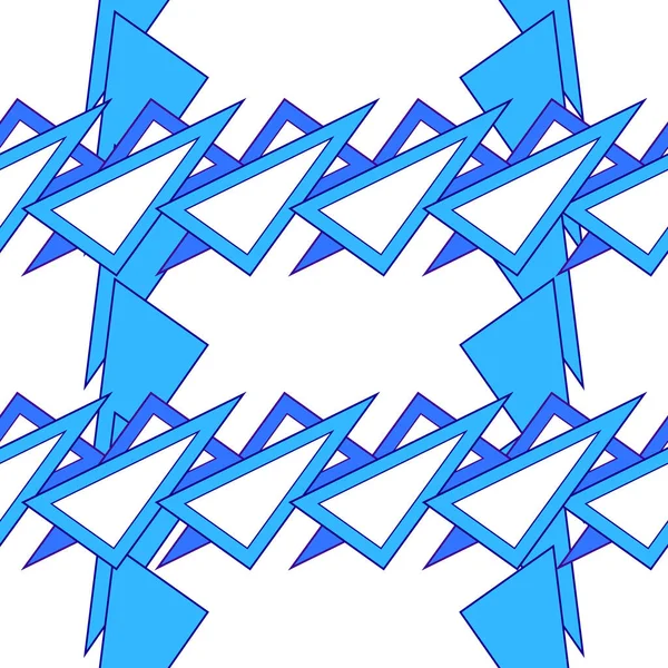 Geometrisk Triangel Form Mönster Som Utgör Andra Isometriska Skärningspunkter Triangel — Stockfoto