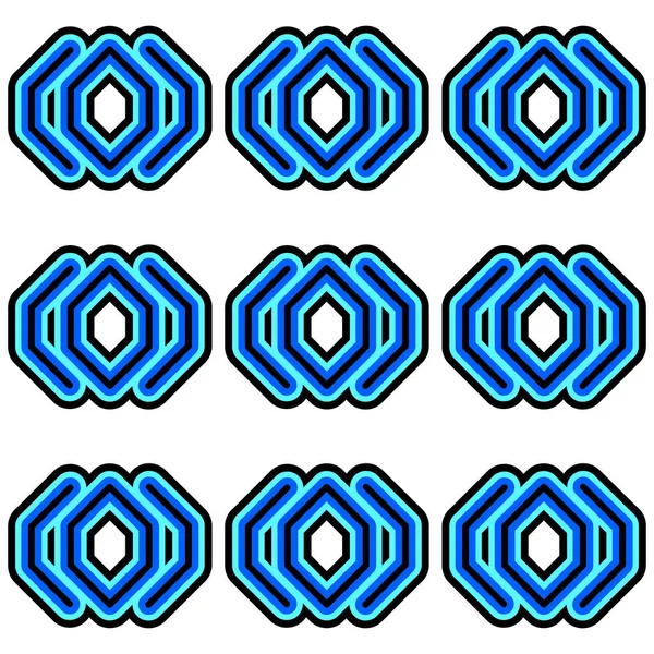 Geometriska Figuren Linje Triangel Kvadrat Video Skapar Ett Annat Geometriskt — Stockfoto