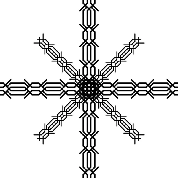 Örgülü örgülü örgülü örgülü örgülü örgülerin varyasyonları beyaz arkaplandaki şebeke hücreleri. Örgü örülmüş bir at kuyruğuna benziyor ve kareler, daireler ve diğer geometrik şekilleri oluşturuyor.