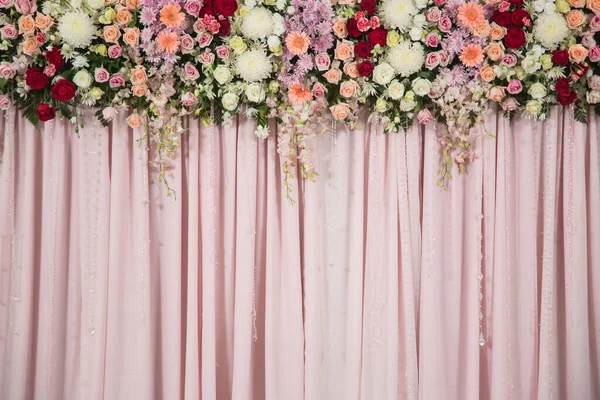 Background Beautiful Flower Wedding Decoration — Stock Photo, Image