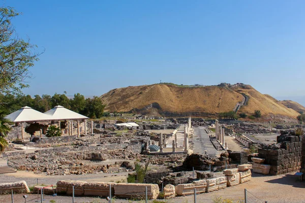 Översikt Över Bet She National Park Israel — Stockfoto