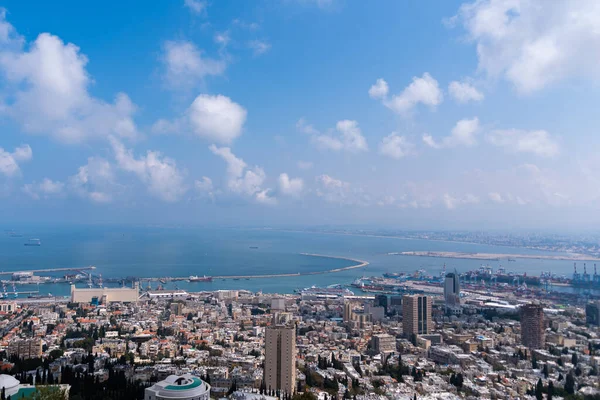 Privire Ansamblu Asupra Haifa Israel — Fotografie, imagine de stoc