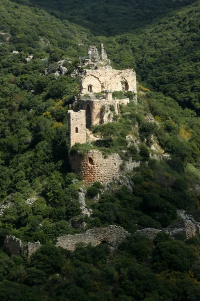 Castelo Monfort Área Galileia Israel — Fotografia de Stock