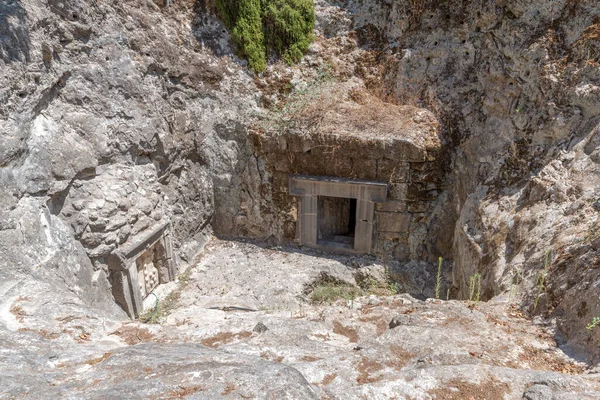 Caverna Chefe Sidoniano Comunidade Judaica Parque Nacional Bet She Arim — Fotografia de Stock