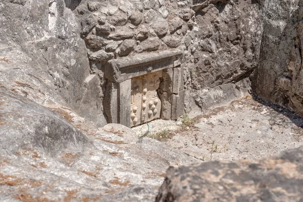 Die Höhle Des Sidonischen Oberhauptes Der Jüdischen Gemeinde Bet She — Stockfoto