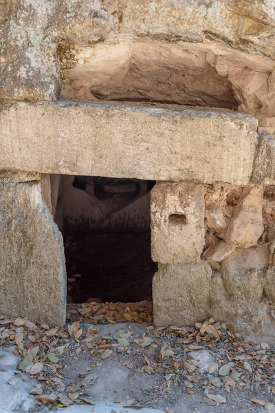 Caverna Lulavim Parque Nacional Bet She Arim Kiryat Tivon Israel — Fotografia de Stock