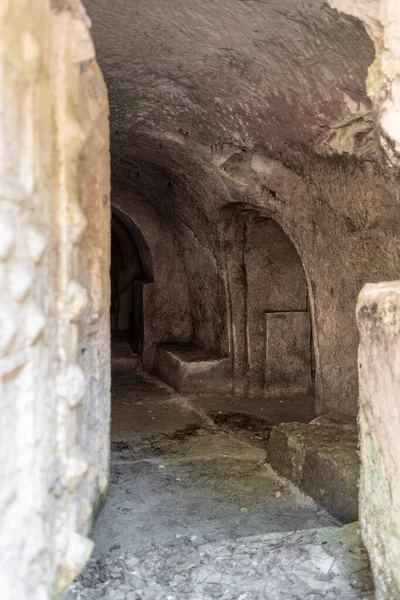 Caverna Das Maldições Parque Nacional Bet She Arim Kiryat Tivon — Fotografia de Stock