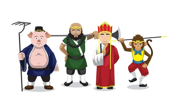 Batı karakterine yolculuk Vektör İllüstrasyonuName