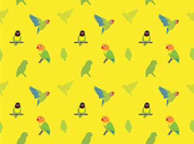 Maskeli Aşk Kuşu Kusursuz Duvar Kağıdı