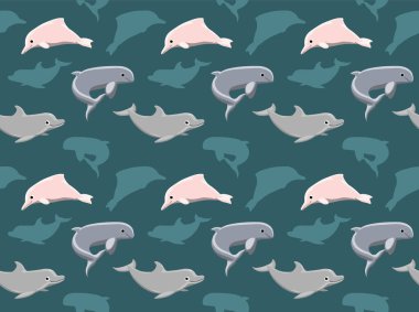 Yunuslar Duvar Kağıdı 4 Kusursuz Desen