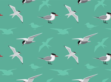 Kuş Terası Duvar Kağıdı Kusursuz Desen