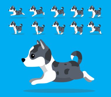 Hayvan Animasyon Dizisi Koolie Çizgi Film Vektörü