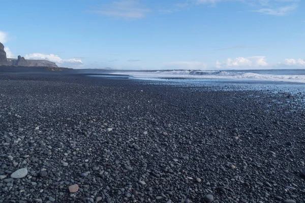 Zlanda Daki Reynisfjara Beach Görüntü — Stok fotoğraf