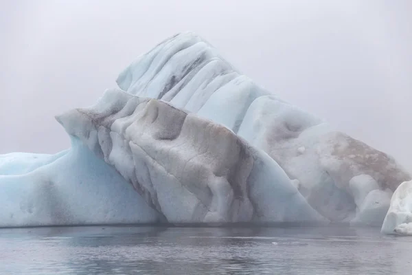 Diamond Beach Islandia Imagen Contiene Poco Ruido Debido Alta Iso — Foto de Stock