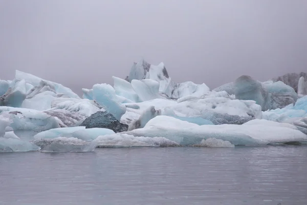 Діамантовий Берег Iceland Image Містить Багато Шуму Через Високі Iso — стокове фото