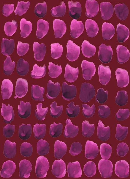 Animal print with dots, feathers. Simple pink and purple watercolor boho background, seamless pattern. Scandinavian style, design for wallpaper, fabric, textile, wrapping paper.