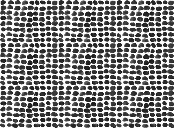 Animal print with dots. Simple black and white watercolor boho background, seamless pattern. Scandinavian style, design for wallpaper, fabric, textile, prints, wrapping paper.