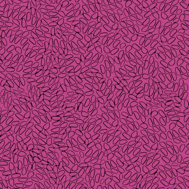 Tohumlar, pirinç, bukleler. Basit, pürüzsüz, pembe ve siyah desenli, hayvan izli. İskandinav tarzı, duvar kağıdı, kumaş, tekstil, ambalaj kağıdı tasarımı. 