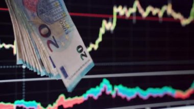 Koronavirüs salgını sırasında dünya borsası çöker, hisse değerleri düşer, finansal yatırımlar azalır. Banka döviz analizi, çöküş ve enflasyon.