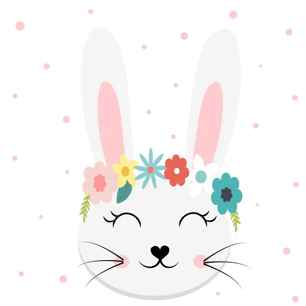 Lapin Carte Voeux Lapin Baby Shower — Photo