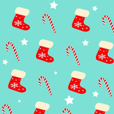 Yılbaşı desenli kağıt çizimi