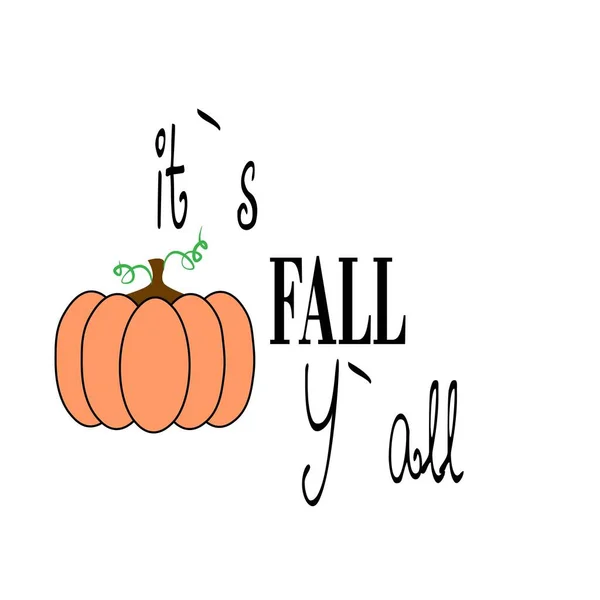 Outono Queda Ilustração Design — Fotografia de Stock