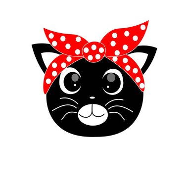 Kırmızı bandanalı hayvan kafası çizimi