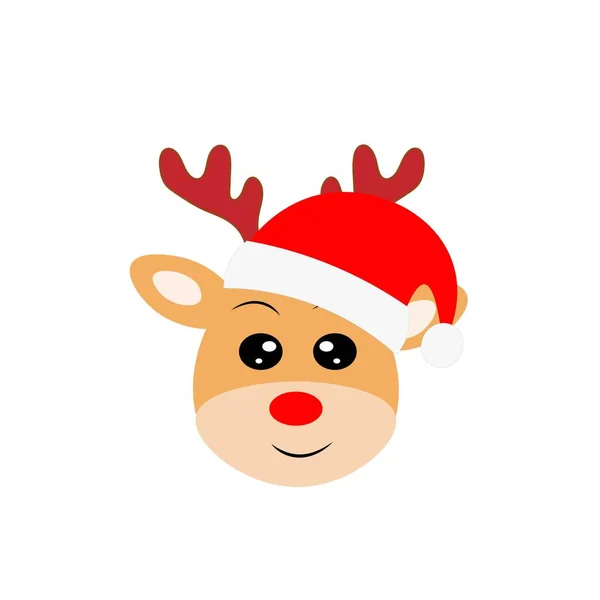 Natale Animale Babbo Natale Cappello Illustrazione — Foto Stock