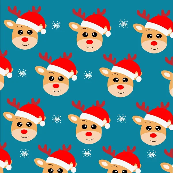 Weihnachten Tier Muster Digitales Papier Illustration — Stockfoto