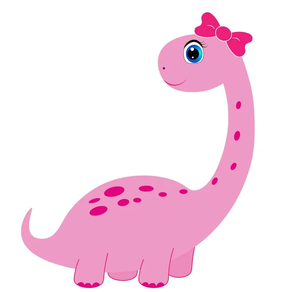 Ilustração Dinossauro Bonito Desenho Animado Para Impressão Bebê — Fotografia de Stock