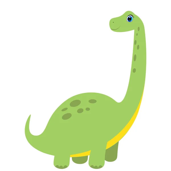 Niedliche Dinosaurier Illustration Cartoon Für Babyprint — Stockfoto