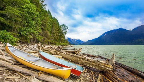 Zašili Jezera Pemberton Britská Kolumbie Kanada — Stock fotografie