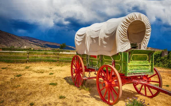 Old Wagon British Columbia Canada — Stock Photo, Image