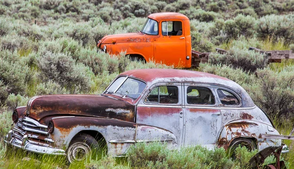 Oldtimers Buurt Van Kamloops British Columbia Canada Rechtenvrije Stockfoto's