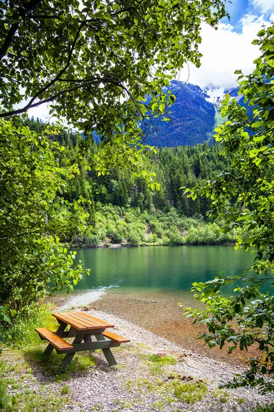 Birkenhead Gölde Pemberton British Columbia Kanada Yakın — Stok fotoğraf