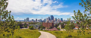 Tom Campbell'lar tepe doğal Park Calgary Alberta manzarası