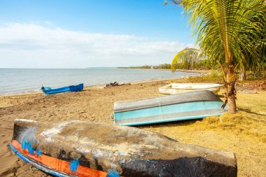 Playa beach Tarcoles Kosta Rika üzerinde