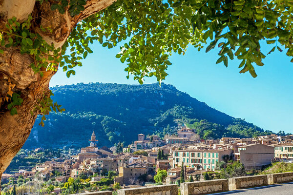 View on Valldemossa Mallorca Spain