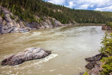 Fraser Nehri Xatsull Heritage Koyu British Columbia Kanada'da